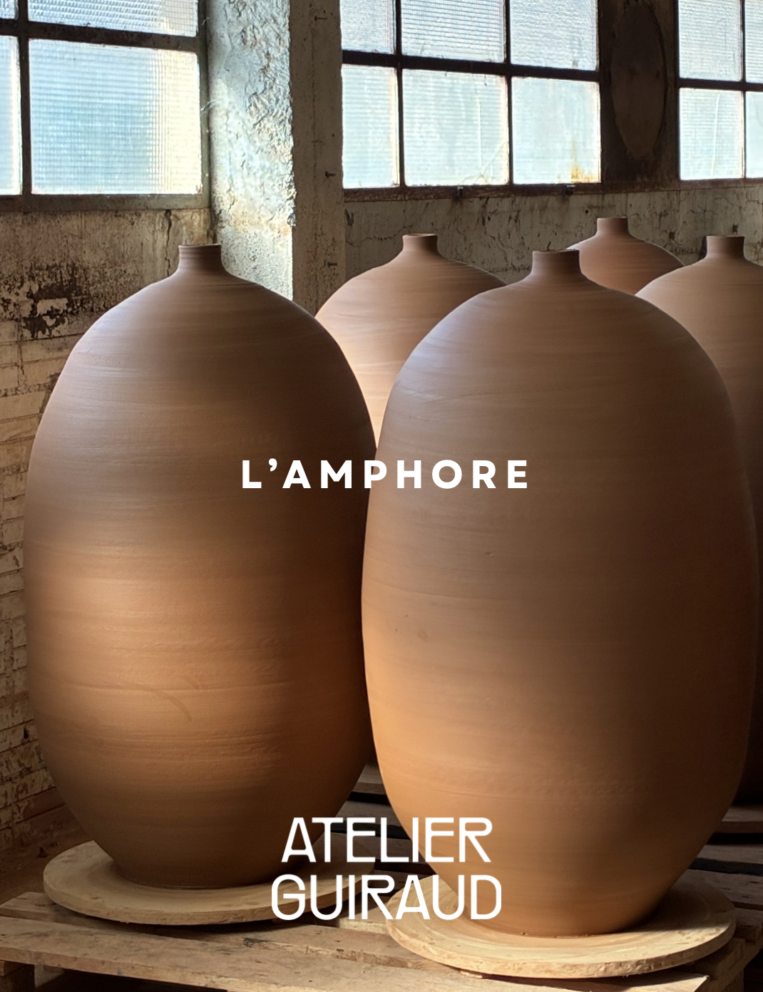 Couverture catalogue ATELIER GUIRAUD<br />
L'amphore